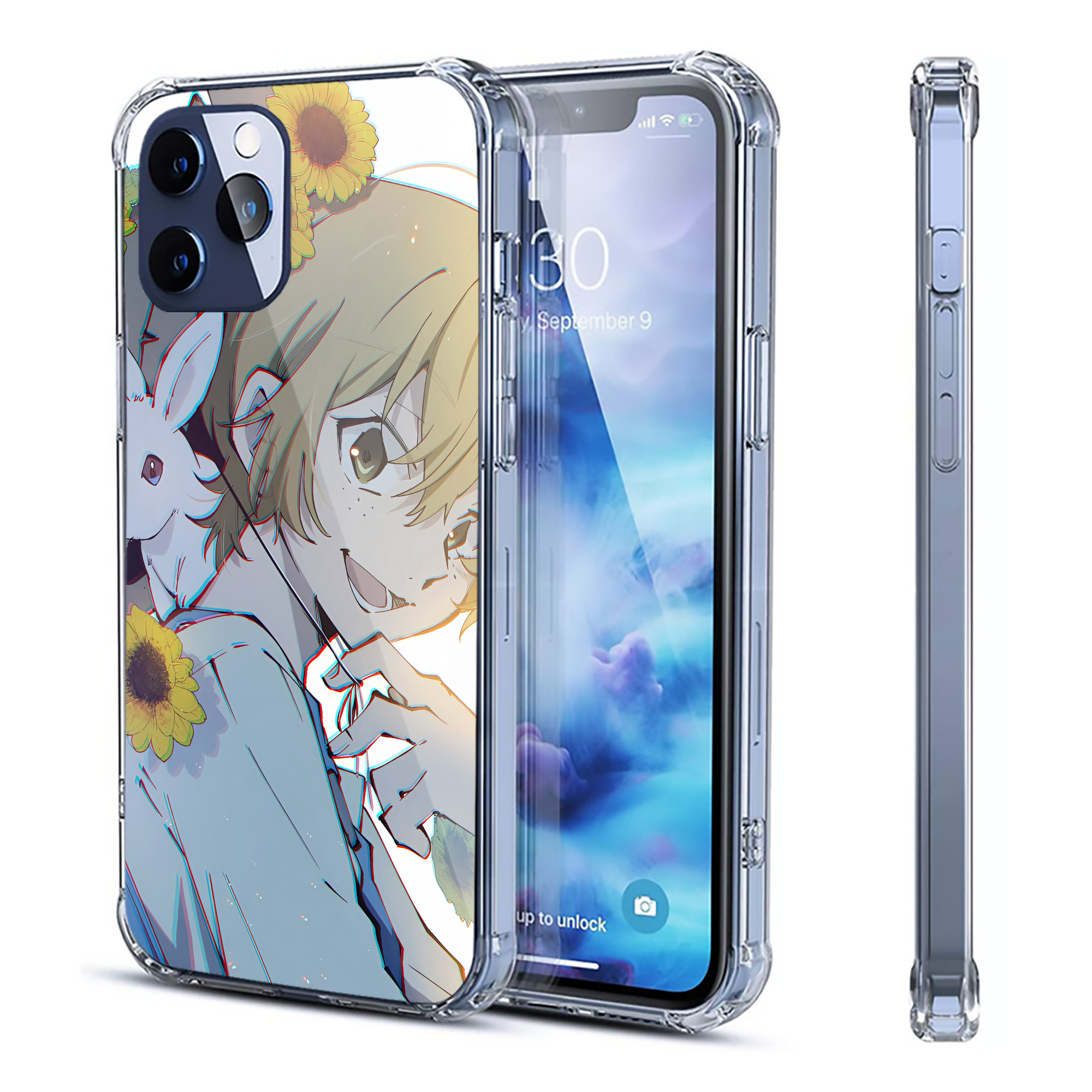 文豪ストレイドッグス Bungo Stray Dogs 【iPhone 12シリーズ対応】透明スマホケース（クリアソフトケース）